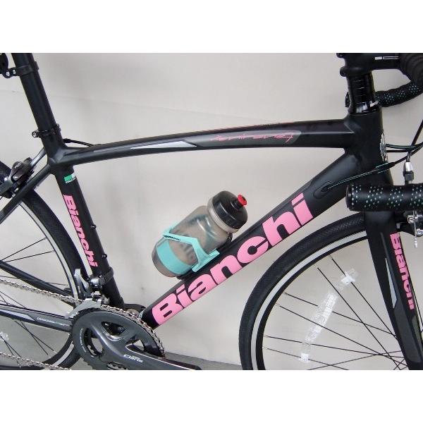 ヴィアニローネ Bianchi ロードバイク 自転車 19年モデル Bianchi クラリス ロードバイク Via Claris ビアンキ 19bia Niro Cla Bkp Adサイクル通販 マットブラック ピンク Nirone 7