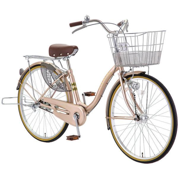 J080☆多少使用感有り☆軽快自転車☆Mallis☆LEDオート☆6段変速☆26インチ