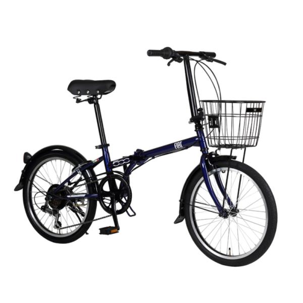FIAT（フィアット） 折りたたみ自転車 FIAT FDB206 / ブルー : AD