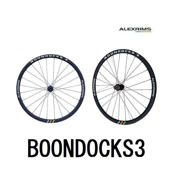 ALEXRIMS BOONDOCKS 3 完組ホイールセット ALEXRIMS (アレックスリムズ） BOONDOCKS3 ホイール組（送料無料