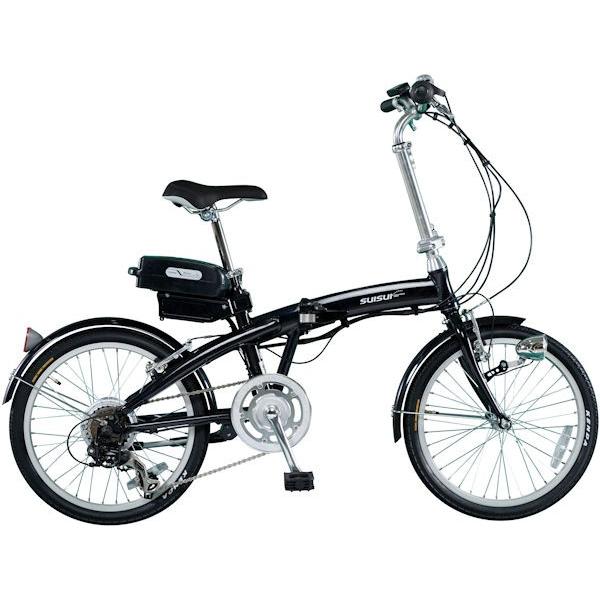 uisui スイスイ 軽量アルミフレーム電動アシスト折りたたみ自転車