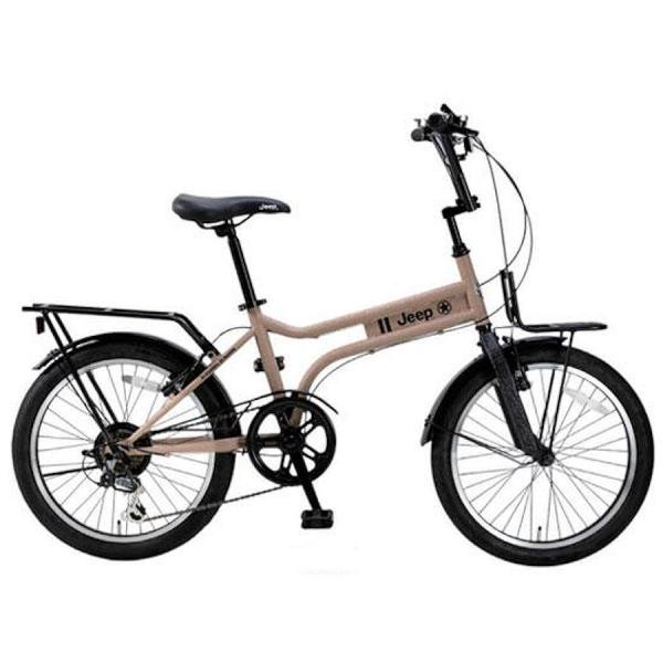 ☆Jeep[ジープ]JE-206MX 20吋ミニベロ(小径車) Jeep（ジープ） JEEP JE-206MX (サンド) JE 206MX ミニベロ 小径車