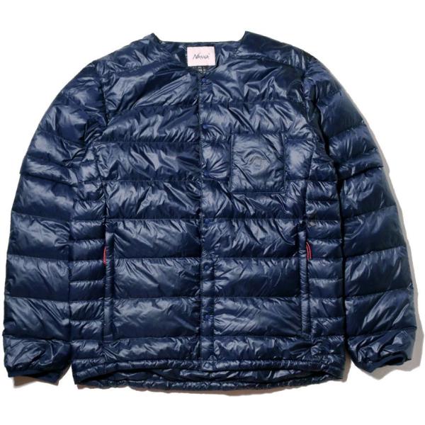 �i���K �C���i�[�_�E�� �J�[�f�B�K�� �f�^�b�`���u�� �X���[�u (�l�C�r�[) NANGA INNER DOWN CARDIGAN DETACHABLE SLEEVE