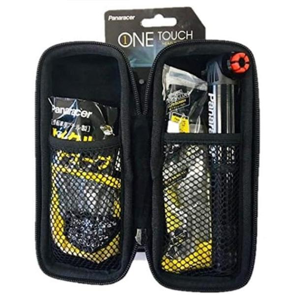 *ツールボトル デラックスセットパンクトラブルに必須の修理キット、スペアチューブ、空気入れが防水ジッパー採用のツールボトルにセットされました。品名：ツールボトル デラックスセット品番：PTB-DSET-725-LF＊セット内容ツールボトルチ...