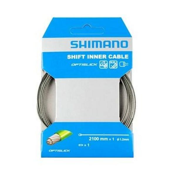 OPTISLICK商品詳細■耐久性に優れた均一でごく薄い電着コーティングが施されたシフト用インナーケーブル。■ケーブル効率性が向上し優れた耐食性を実現。■適応：ロード/MTB■エンドキャップ付■1本からの販売です。■サイズ：φ1.2mm×2...