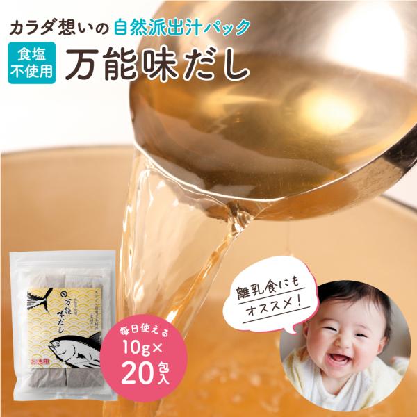 だしパック だし 出汁パック 足立醸造 食塩不使用 国産無添加万能味だし 10g×20包入り 無添加 国産 出汁  だしの素 昆布だし 無添加だし 無添加だしパック