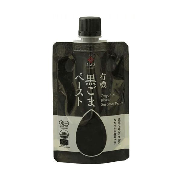 【商品情報】●名称：有機ごまペースト●原材料名： 有機黒ごま（ボリビア）●内容量:80g●賞味期限：枠外下部に記載●保存方法：直射日光を避け常温で保存●製造元：（株）和田萬ごま 有機ごまぺースト 黒ごま 練りごま 有機黒ごま■オススメポイン...