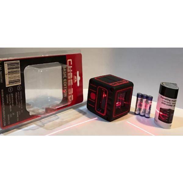 3％OFF レーザー墨出し器 キューブ2V1Hベーシック 受光器（別売りLR60G or LM70）対応 コンパクト 高輝度 オート―レーザー 送料無料