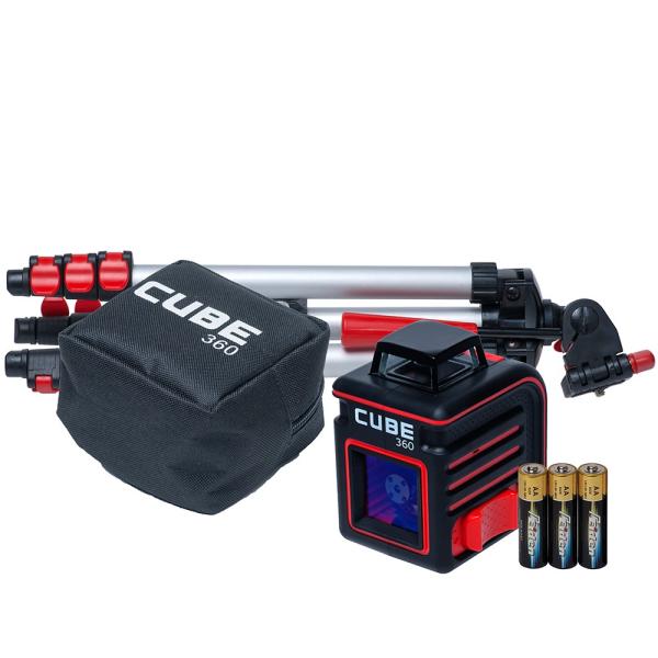 3％OFF レーザー墨出し器 円錐ミラーキューブ1VH360°プロ（エレベーター三脚付き）受光器（別売りLR60G or LM70)対応 高輝度