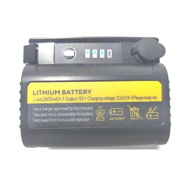 3％OFF NEWサーボライナーシリーズ用リチウムイオンバッテリー2600ｍAh　赤色とグリーンレーザー兼用充電式バッテリー　送料無料