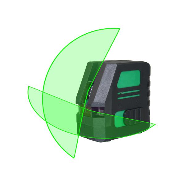 3％OFF グリーンレーザー墨出し器 ロングライナー1V1H ロング水平180°仕様 L字金具付き 受光器（別売りLR60G or LM70）対応
