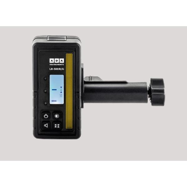 3％OFF グリーン(波長505〜535nｍ) ＆赤色（600nm〜660nm）回転レーザー、ロータリーレーザー、ローテティングレーザー 共通互換受光器LR500R/Gクランプ付き