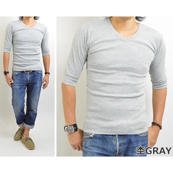 Tシャツ メンズ 無地 七分袖 7分袖 と五分袖 5分袖 の中間 人気の六分袖 インナー カットソー 下着 2点までメール便可能 Buyee Buyee 日本の通販商品 オークションの代理入札 代理購入