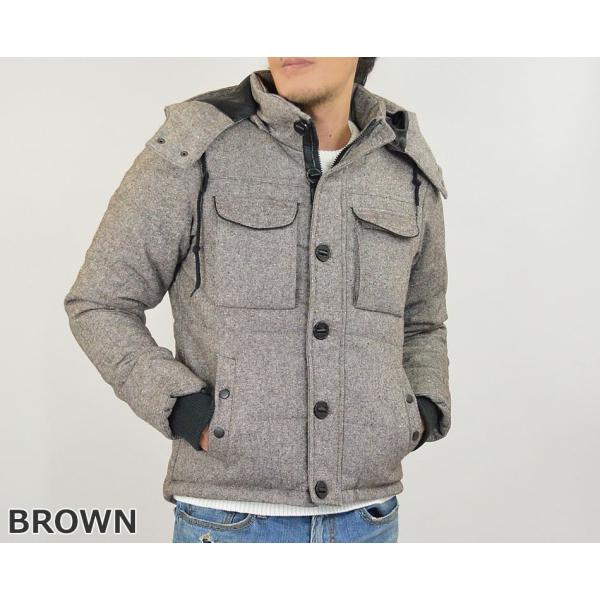 ダウンジャケット メンズ ツイード 中綿ジャケット フェイク ダウンコート ツイードジャケット 厚手 中綿 暖かい アウター 防寒 秋 冬 グレー 黒 秋 冬 Buyee Servis Zakupok Tretim Licom Buyee Pokupajte Iz Yaponii