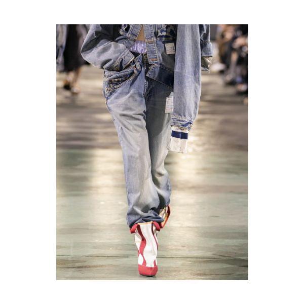 Masion MIHARA YASUHIRO ミハラヤスヒロ　デニムライダース Maison MIHARA YASUHIRO - ブロークンレイヤーデニムブルゾン - Broken