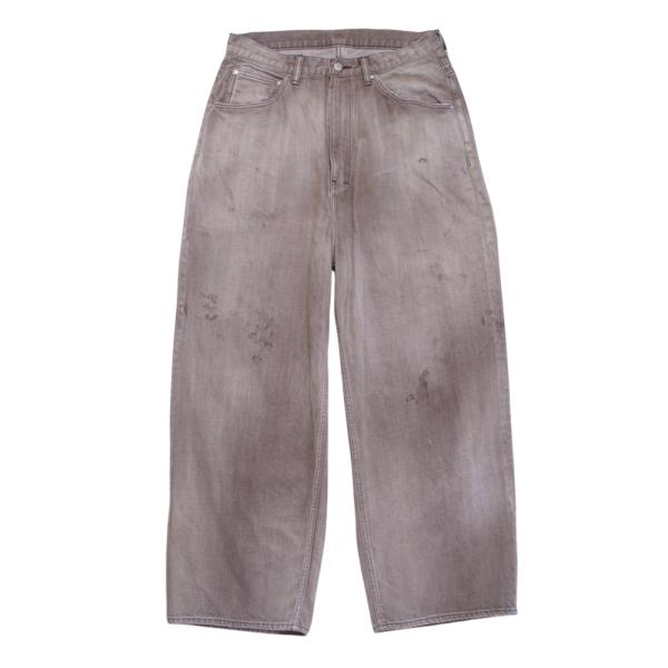 ANCELLM アンセルム AGING WIDE DENIM 5P PANTS (USED) エイジング加工