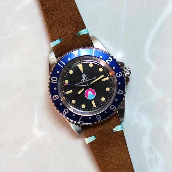 時計 WMT watch SANFORD Sanford – 2 Tone / Blue bezel Aged Edition – WMTWatch