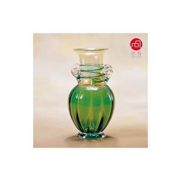 津軽びいどろ気泡入りガラス花瓶✨【ガハハ本舗新春インテリア雑貨市