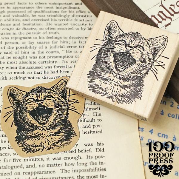 アメリカ製 輸入レッドラバースタンプ マウント済『お手紙を書くメガネ