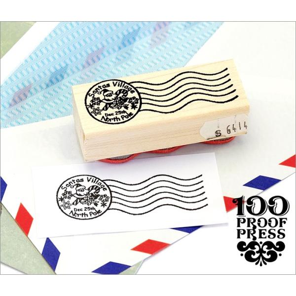 クリスマス スタンプ 消印 100 Proof Press #6414 North Pole