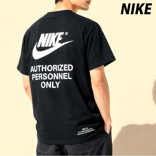 ナイキ Tシャツ メンズ ブランド NIKE スポーツウェア DM6428 BLK 送料無料 新作 バックプリント付き 黒 白 3L