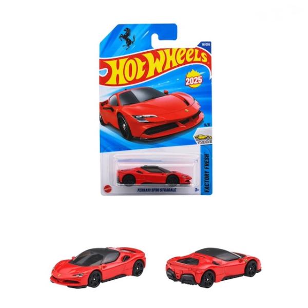 ホットウィール (6点) フェラーリ SF90 ストラダーレ Hot Wheels フェラーリ SF90 ストラダーレ ベーシックカー JFN28
