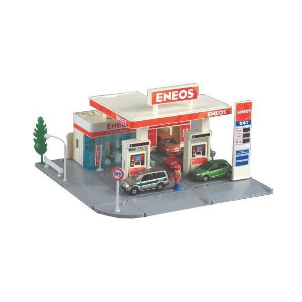 【新品・未開封】トミカ　ENEOS ガソリンスタンド トミカワールド ガソリンスタンド ENEOS トミカタウン 箱に少し凹み