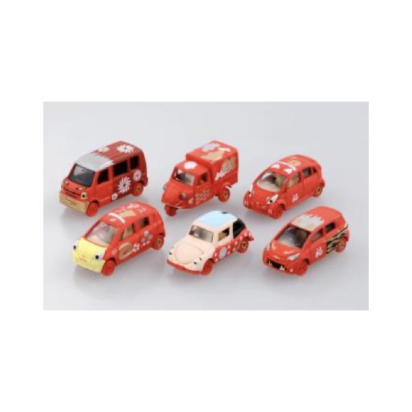 トミカ 紅白福々トミカ 紅 (スバル360,i-MEV,エブリィ,ラクティス