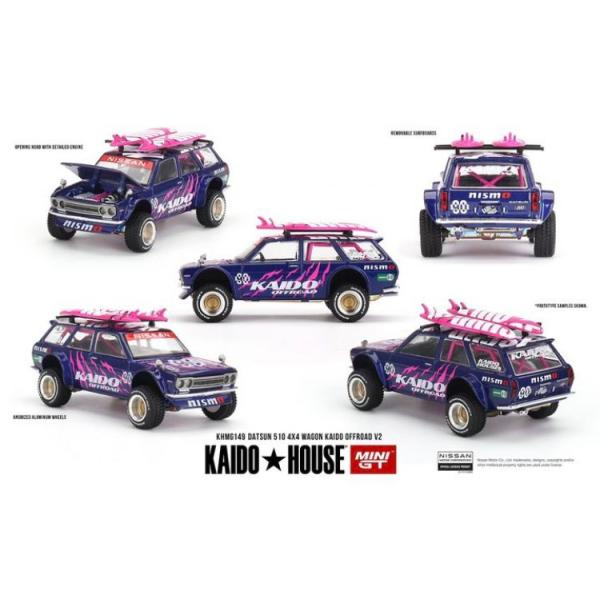 149 ダットサン 510 ワゴン 4x4 Kaido Offroad V2 (右ハンドル) KAIDO