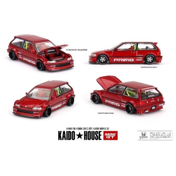 156 Honda シビック EF Kaido Works V2 (左ハンドル) KAIDO☆HOUSE