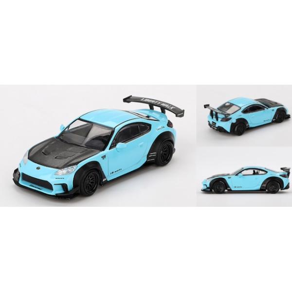 Toyota GR86 LB★Nation 左ハンドル「ミニGTシリーズ」 Amazon | MINI GT 1/64 Toyota GR86 LB☆Nation ベイビーブルー