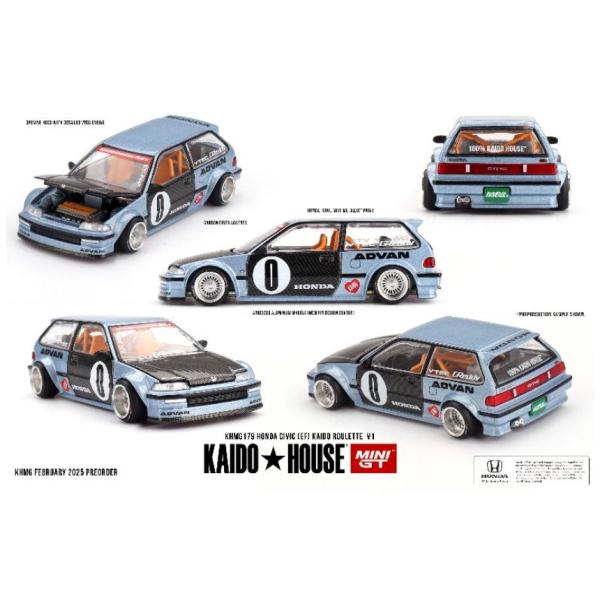 179 Honda シビック EF Kaido Roulette V1(左ハンドル) KAIDO☆HOUSE