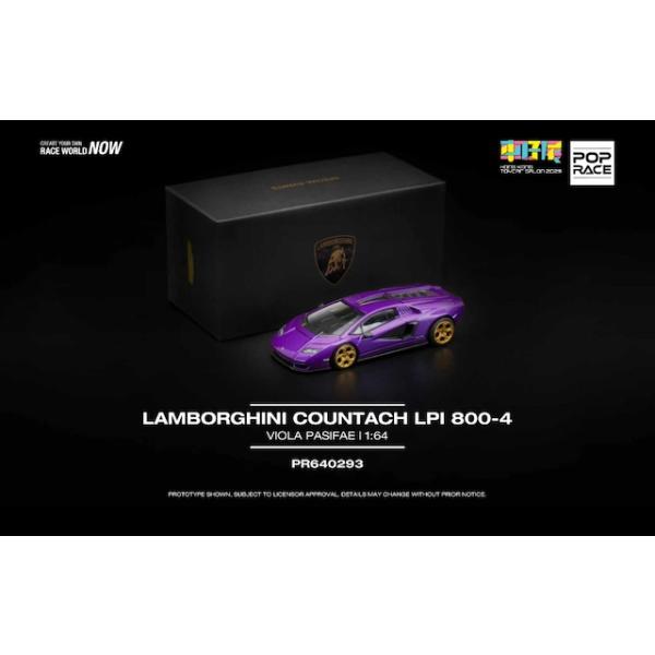 PR64-293 LAMBORGHINI COUNTACH LPI 800-4 VIOLA PASIFAE POP RACE