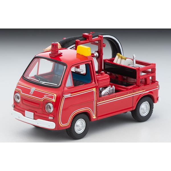 トミーテック LV-68c スバル サンバー ポンプ消防車(フィギュア付