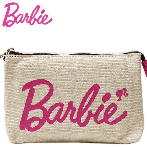 Barbie（バービー） Wルームポーチ ロゴ レディース キッズ 小物入れ 