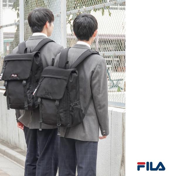 FILA（フィラ） 8FB093 当店限定 FILA No Shake ロゴテープフラップ