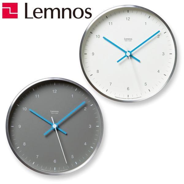 レムノス Lemnos MIZUIRO ミズイロ 電波時計 掛け時計 置き掛け兼用時計 ホワイト グレー LC07-06 WH LC07-06 GY おしゃれ かわいい 北欧 壁掛け時計 置き時計