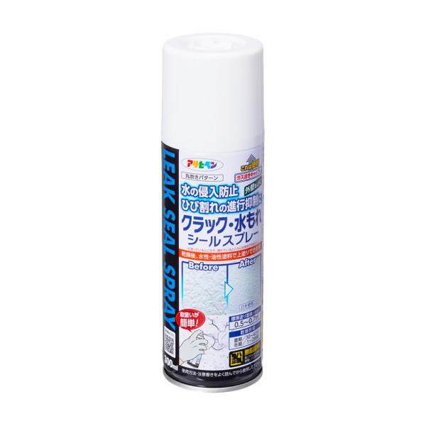 他サイト： クラック・水もれ シールスプレー 300ml 白 (L002) アサヒペンの商品画像