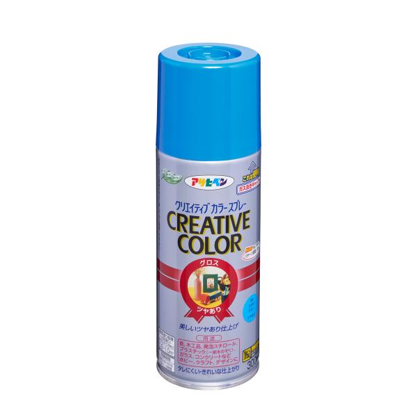 塗料 スプレー クリエイティブカラースプレー 300ml 69スカイブルー スプレー塗料 青系 アサヒペン 爆買