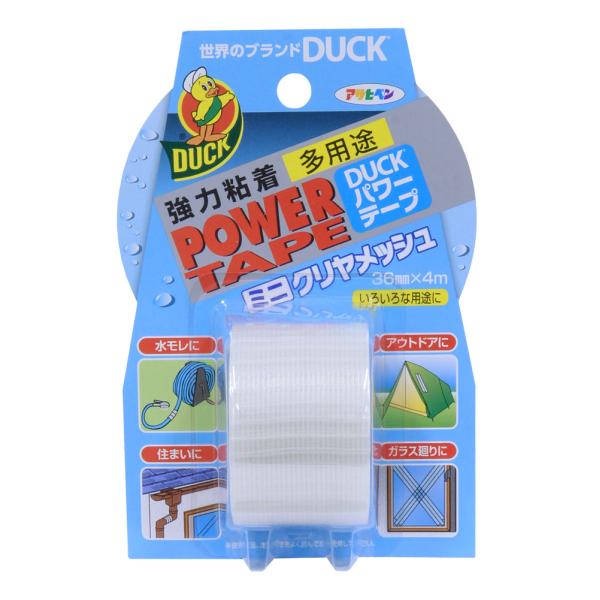 補修テープ 強力 パワーテープ クリヤメッシュ 36mmX4m T044 クリヤ アサヒペン 爆買