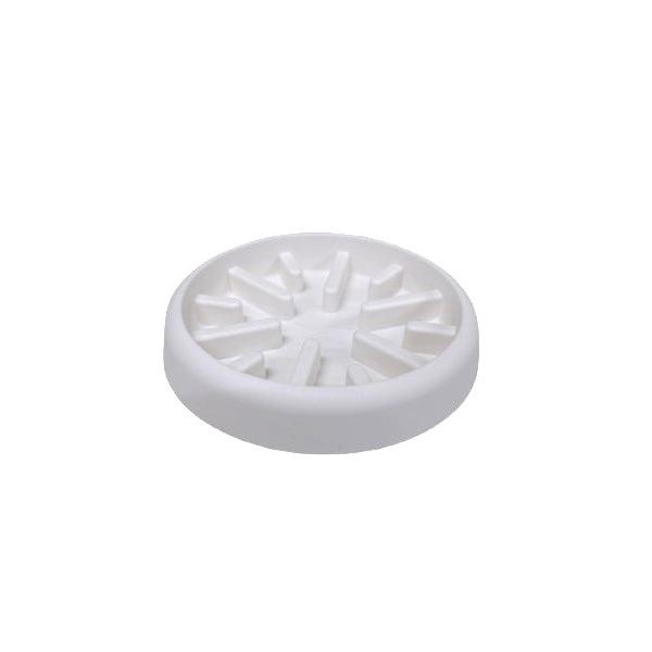 ●インテリアスタイリッシュポット（5号サイズ）にピッタリのプレートです。【仕様】・サイズ：約Φ16cm×H2.5cm・カラー：ホワイト・内容量：1個・こちらは受け皿のみの商品です。　インテリアスタイリッシュポット（植木鉢）、植物は付属しません。