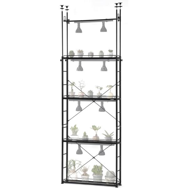 BIBILAB(ビビラボ) ビザールプランツラックスリム LPR-180-BK 植物ラック プランタースタンド 爆買