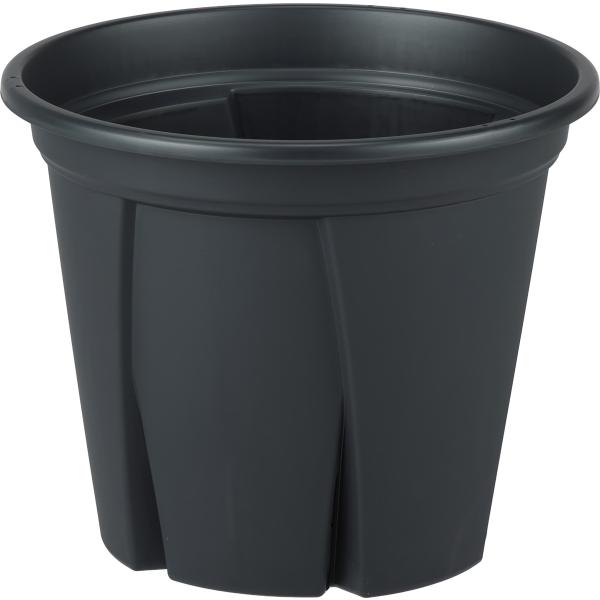 根っこつよし　12号　ブラック　アップルウェアー　園芸　ガーデニング　植木鉢　スリット鉢