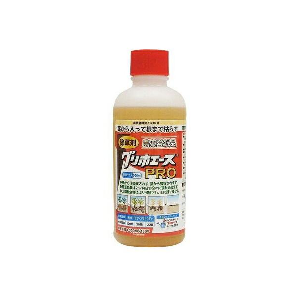 グリホエースPRO 500ml ハート ガーデニング 除草剤 人気ランキング上位 爆買