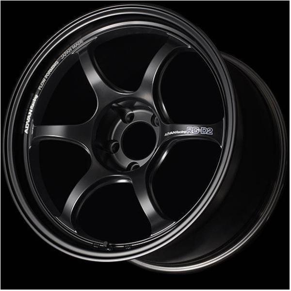 ADVAN RG-D2 18インチ 9J+24 アドバンホイール 2本 中古】YOKOHAMA 