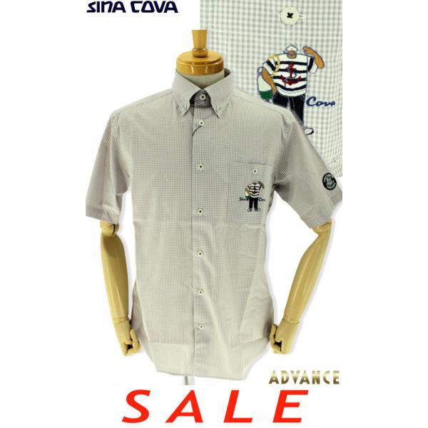 シナコバ 新作 大きいサイズ ちょい悪 オヤジ ファッション メンズ 半袖シャツ Sina Cova 21 春夏 夏服 夏物 おしゃれ 910 M L Ll ベージュ 910 Advance Wear 通販 Yahoo ショッピング