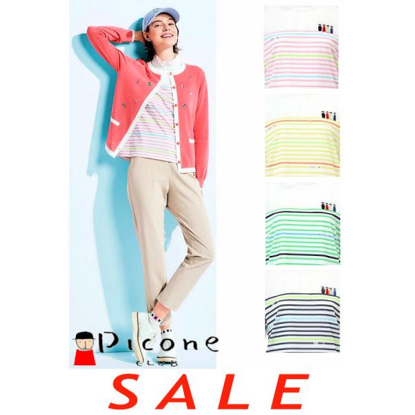 30％OFFセール！ピッコーネ クラブ PICONE CLUB ゴルフ 2025秋冬新作 レディース 七分袖シャツ 服 ゴルフウェア アウトレット Picone CLUB（ピッコーネクラブ） 30%OFFセール PICONE CLUB 2025新作