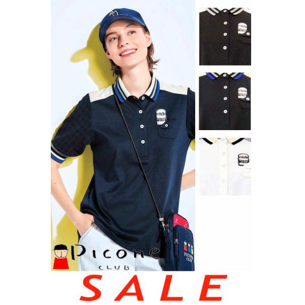 Picone club ポロシャツ＋インナー　セットアップ Picone CLUB 30%OFFセール ピッコーネクラブ PICONE 2025新作春