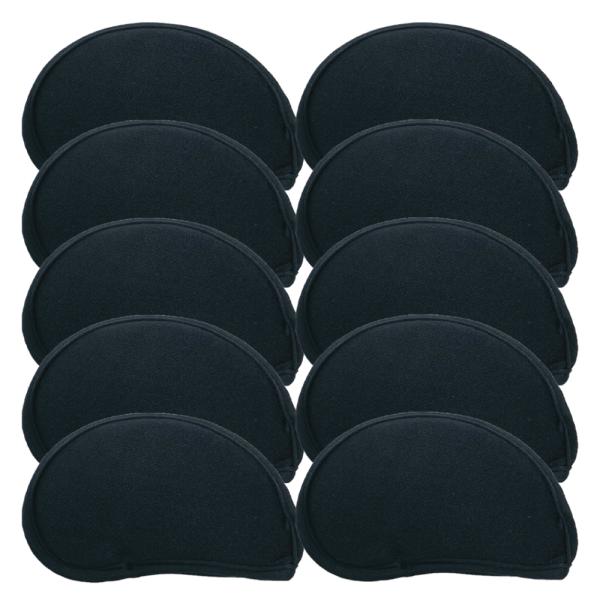 アイアンカバー 10枚 無地 ヘッドカバー クラブカバー シンプルなデザイン ゴルフ GOLF