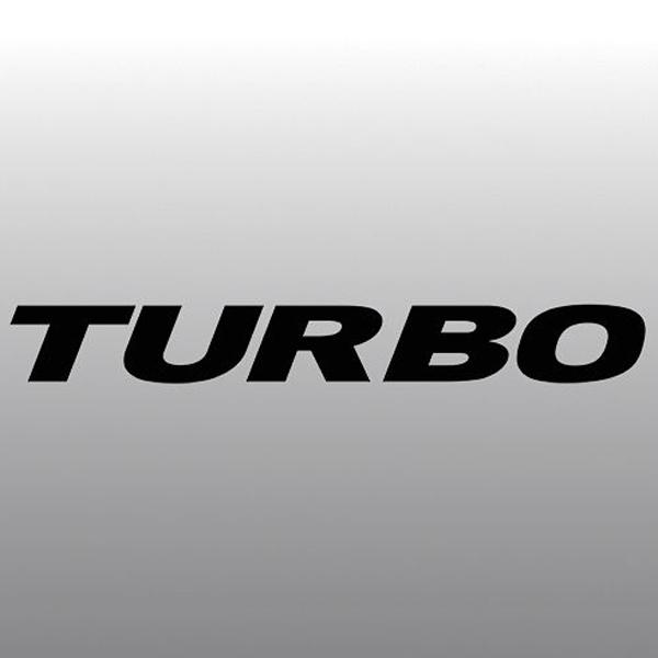 TURBO ステッカー ブラック 5114103308
